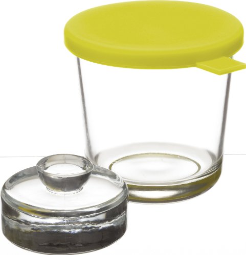 リス『重石付き簡易ガラス製漬物ポット』 サラダ漬け倶楽部 丸型