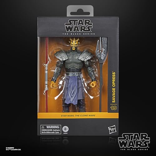 Star Wars The Black Series Savage Opress, The Clone Wars Deluxe Collectible 6 Inch Action Figure, 6 inches - Image 2
