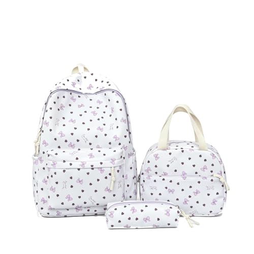 Mochilas Escolares Primaria Niña Mochila con Bolsa Merienda Bolsas Mediana