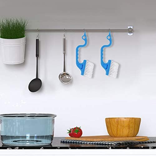 Aieve 2 Pack Window Track Cleaning Brush,Hand-held Groove Gap Cleaning Tools,Cleaning Brush Set for Window Air Conditioning,Shower Door Gap,Sliding Doors,Car Gap