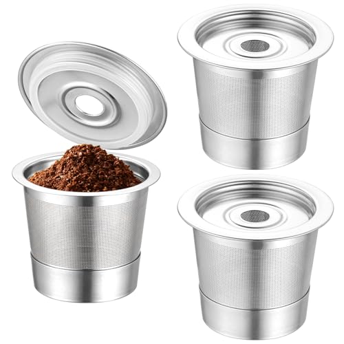 3 Pack Reusable K Cups and Coffee Pods for Ninja Coffee Maker PB0...