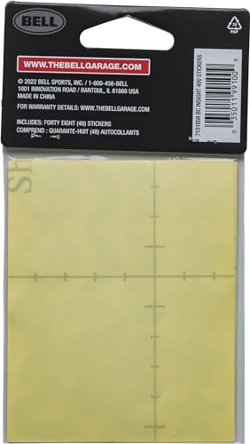 Image of Bell Insight 400 Reflective Stickers for Bicycles and Helmets, Pack of 48