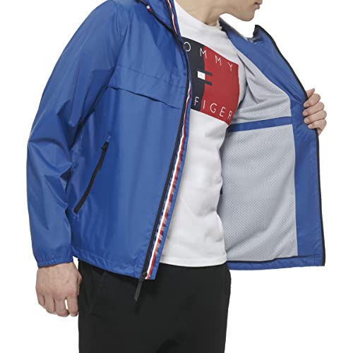 Image of Tommy Hilfiger Men's Simple Hooded Rain Jacket