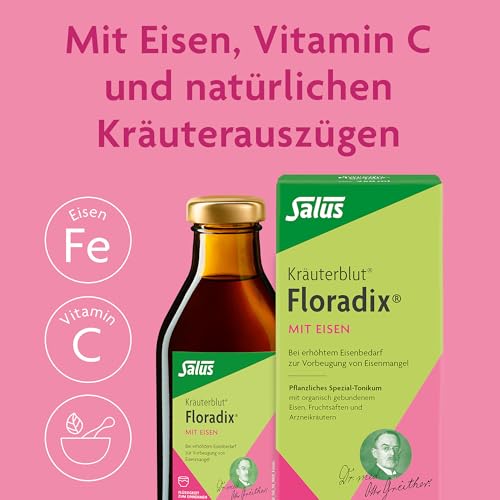 Salus Kräuterblut Floradix mit Eisen 250ml – Ansicht 3