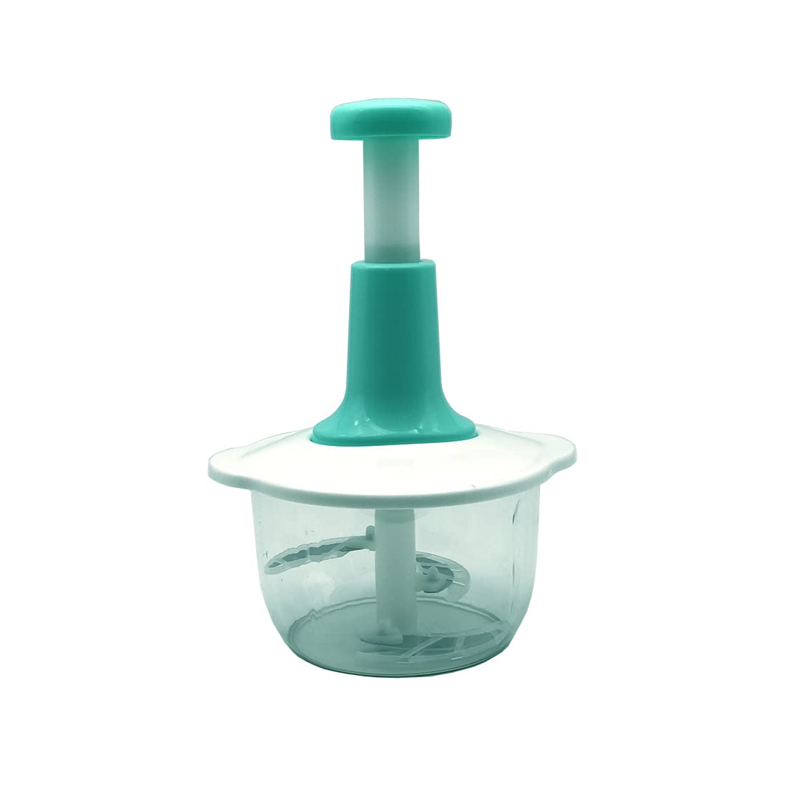 Vegetable Mincer and Meat/Double Layer/Stainless Steel Blade/Chopping for Vegetables/Fruit/Multi-Purpose for Meat Stuffing/Bun Stuffing / 2L (Green)-image-38