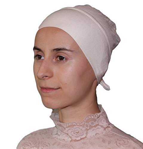 Firdevs Luxury Jersey Islamic Turkish Hijab Underscarf Cap Bonnet (Ivory)