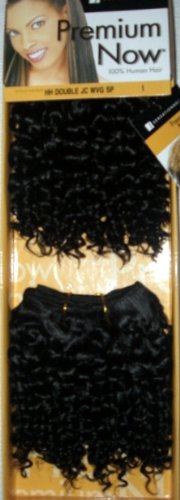 Black Short Jerry Curl Weave. Colour 1B. 2 Piece Set. 100% Human Hair. Premium Now. Double JC Weave on. Glue or Weave on