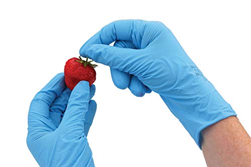 Powder Free Blue Nitrile Gloves - Small x 100 Gloves - Glove Club Ltd