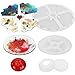 Produktbild Lemecima 3PCS Epoxidharz Formen Irregulär Tray Silikonform Gießform Resin DIY Achat Coaster Harz Teetablett Obsttablett Kunsthandwerk