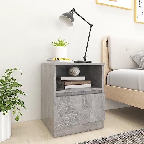 Mesitas de Noche Vintage Gris Marca Générique