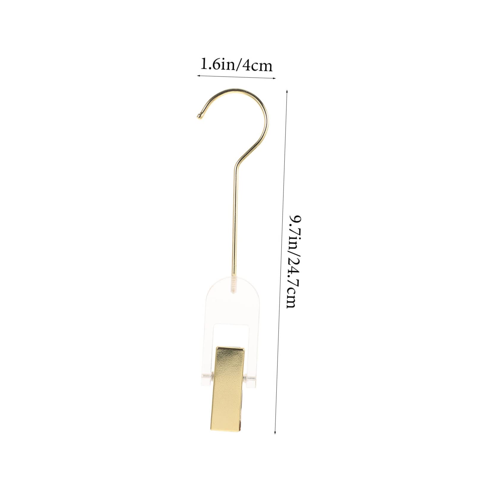 Alipis 3 Sets Hochleistungs-kleiderbügel Für Den Schrank Stiefel-kleiderbügel-Clips Verstellbare Hosen-Clips Aus Metall Platzsparende Hängeklammern Für Wäsche 2 Stück * 3