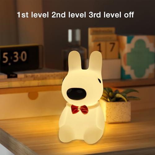 Lámpara de mesa de noche luminosa y ajustable para niños miniatura 3