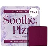 Fleur Marche Soothe, Plz. Botanical Patch - Muscle Recovery Patch with Peppermint Oil &amp; Menthol -...