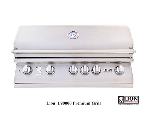 Parrilla a gas Lion Premium Grills 40 pulgadas 5 quemadores miniatura 3