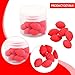 predolo Artificial Baits for Fishing Lures Simulation Fake Baits Outside Boilies Carp Lure for Fishing Rivers Outdoor, Red