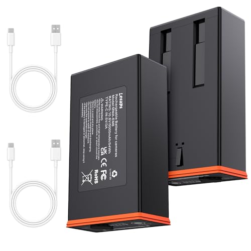 Lesaps 2-Pack 5000mAh Replacement Battery Pack for Moultrie Edge