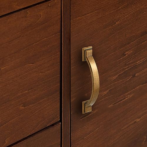 Tiradores de tocador retro de latón antiguo de 3 pulgadas para restaurar muebles 3