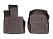 WeatherTech Custom Fit FloorLiners for Stelvio, Stelvio Quadrifoglio - 1st Row (4712361), Cocoa