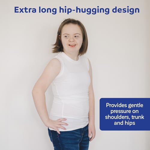 Fun & Function - Hug Tank Top - Sensory Compression Shirt, Undershirt Hugger for Kids - Compression Clothes for Sensory Needs - Image 5