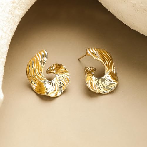 Image of Rubans Earrings Unique Design & Shapes Stylish Trendy Jewellery Gift for Women & Girls