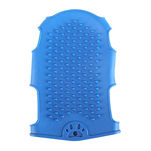 wishzcm Pet Bath Brush Dog Massage Gloves are Suitable for Dog and cat Depilation Bath Massage Easy to wear