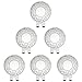 GHHJX Magnetic Golf Cap Clip Golf Ball Aiming Marker Professional Golf Training Aids Accessories,6 Pieces (Sliver)