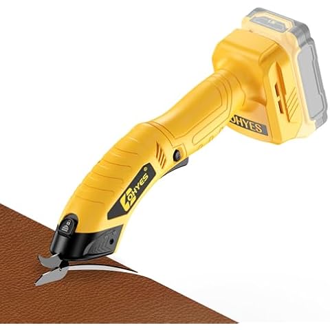Eletric Scissor Fit for DeWALT 20v Max Battery for Festival Decoration Leather Carboard Carpet Hard-Plastic(Battery not included) Cover