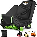 Heavy Snow Blower Cover, 600D Snowblower Covers Oxford Cloth, Universal Sized Snow Thrower Cover Outdoors Fit for EGO, Ariens, Honda & Most Stage or Two Stage Gas Snow Blowers Storage | Waterproof