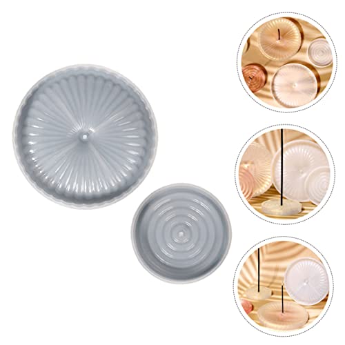 TEHAUX 2 Pçs Molde De Placa De Incenso De Para Gelatinas DIY Artesanato Diversos Molde De Fundição D