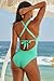 Becca Marble Canyon - Women's One Piece Swimsuit, Adjustable, Bathing Suits for Women, Aqua Sea, Small