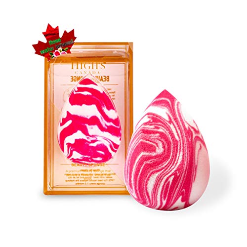 HIGH'S Makeup Sponge Latex-Free Beauty Sponge Blender Beauty Foundation Blending Sponge, Flawless for Liquid, Cream, and Powder, Multi-colored cosmetic Makeup Sponges Rose Water