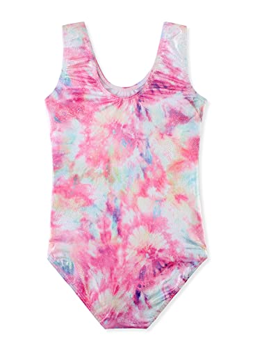 HOZIY Gymnastics Leotards for Girls Toddlers Kids Sleeveless Tumbling Outfits for Dance Print