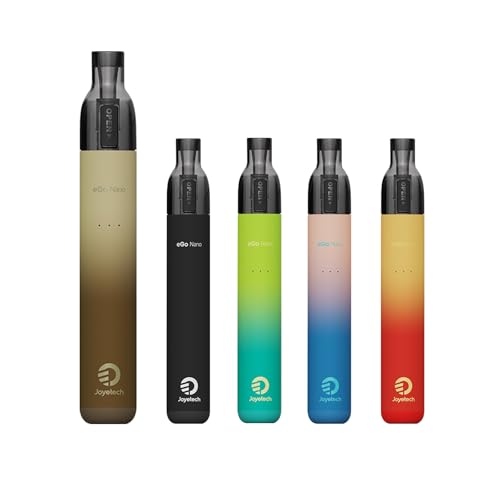 Joyetech 電子タバコ スターターキット ジョイテック eGo Nano イーゴ ポッド 800mAhバッテリー内蔵 ベイプ 本体 vape 2ml 15W出力 爆煙 pod型ベイプ MTL向け Type-C充電式 ニコチン タール無し 人気 (Ca