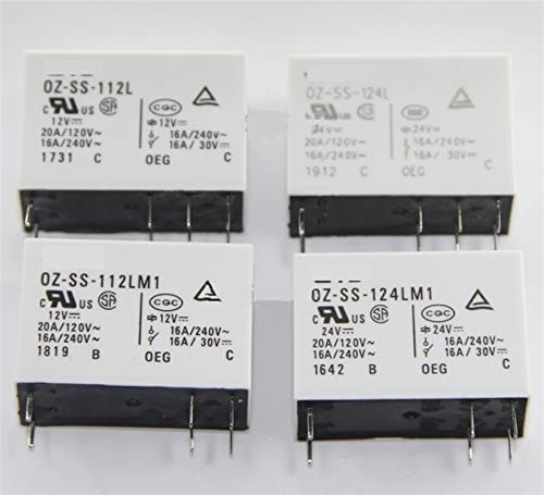 Relé OZ-SS-124LM1 24V de 16A y 6 pines para control electrónico industrial 2