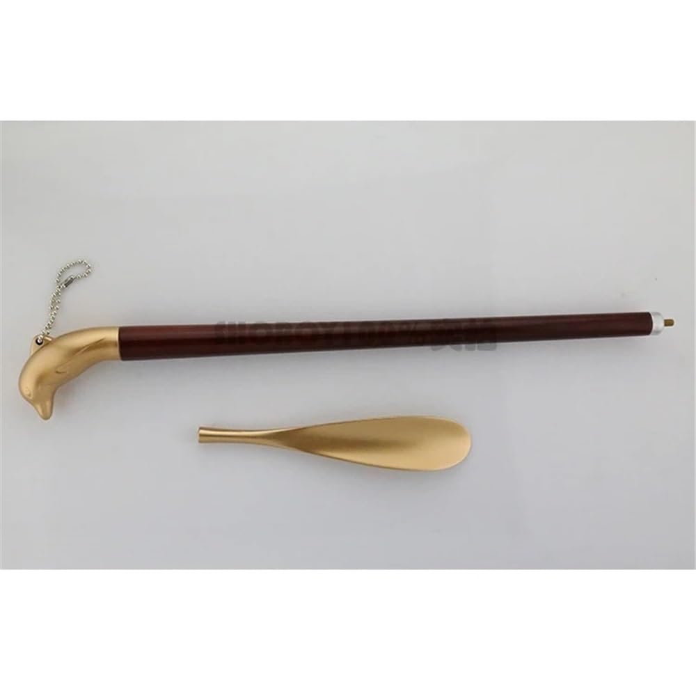 Calzador Calzador extraíble de metal de diseño creativo de aleación sólida de 60 cm de largo Shoe Horn