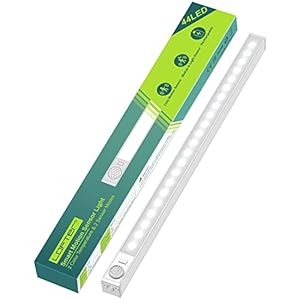 Motion Sensor Lights Indoor, 2022 New Rechargeable LED Wardrobe Light Stick-on Anywhere Cupboard Light Under Kitchen…