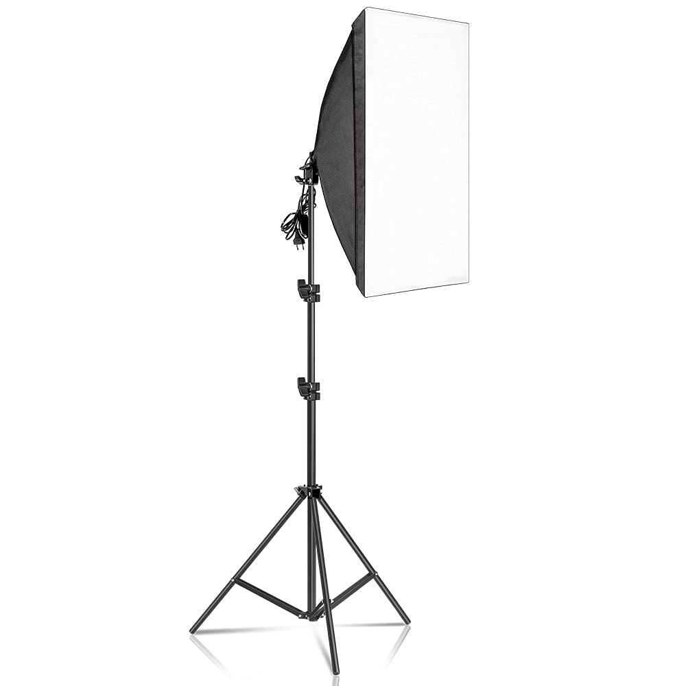 Fotografia Zestawy oświetleniowe Softbox 50x70 CM Profesjonalny system ciągłego światła Miękkie pudełko na sprzęt do studia fotograficznego Do fotografii studyjnej(Yellow Corn Bulb)