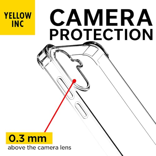 Image of Hybrid Clear Case for Nothing Phone 3, Hard PC+TPU Shockproof, Anti-Yellowing Cover with Camera Protection (Transparent)