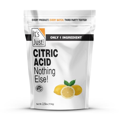 It's Just - Citric Acid, Food Grade, 2.5lb