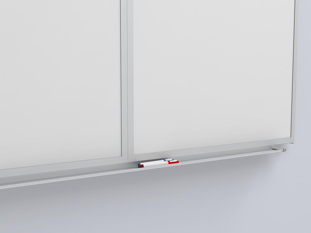 IVOL Wielopowierzchniowa tablica suchościeralna – składana tablica magnetyczna na ścianę – emalia (60 x 90 cm)