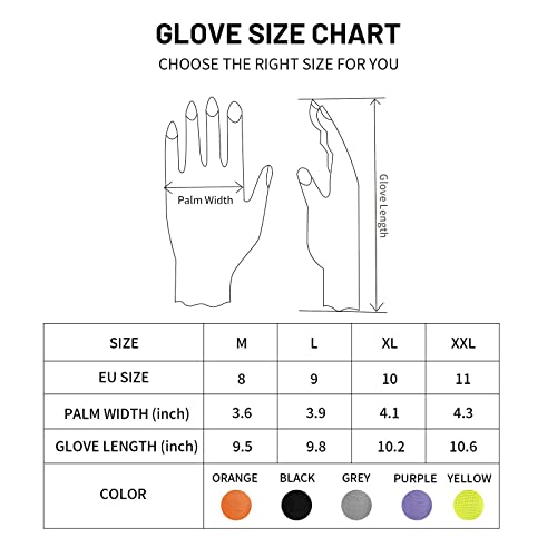 Manusage Nitrile Work Gloves, 3D Comfort Stretch Fit, Powerful Grip, Touchscreen, Durable Foam Coated, Flexible, Lightweight, Machine Washable, Size-L Yellow 12 Pairs #TOP6