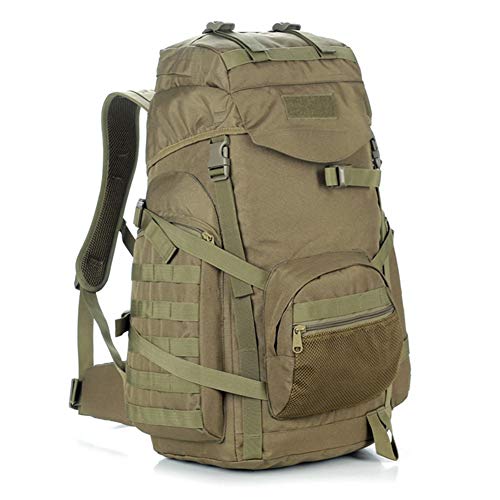 Getrichar Mochila de Senderismo táctica 60L Asalto Molle Militar Grande Impermeable