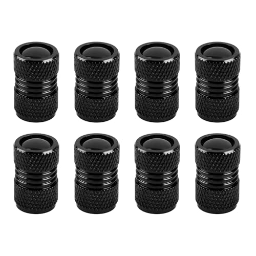 8PCS Tire Valve Caps Kit with Stickers,Leak Proof...