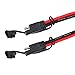 SPARKING [ 2Pack] 3FT 10AWG SAE to SAE Extension Cable 2Pin Bullet Quick Connect Heavy Duty Wire Harness with Waterproof Cap