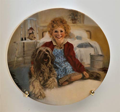 Little Orphan Annie China Collector Plate ANNIE and SANDY Limited Edition 1st Edition w Box, Booklet & Certificate of Authenticity (1982 Knowles China Co/Tribune)