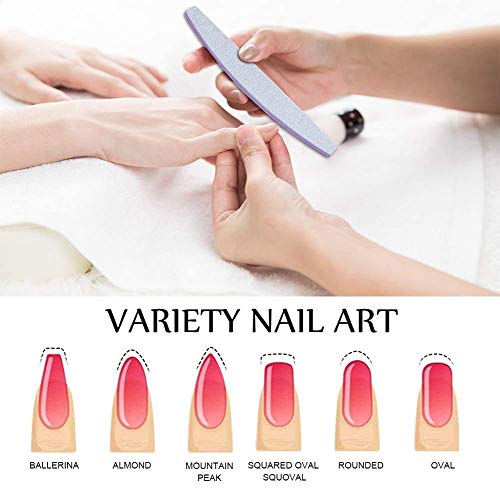 15 Stück Nagelfeilen 100/180, Nagelfeilen Doppelseitige, Doppelseitige Einweg Nagelfeile, Nagelfeilen für Gelnägel… – Bild 3