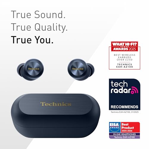 Auriculares intraurales Technics EAH-AZ100E-A inalámbricos con Bluetooth multipunto 2