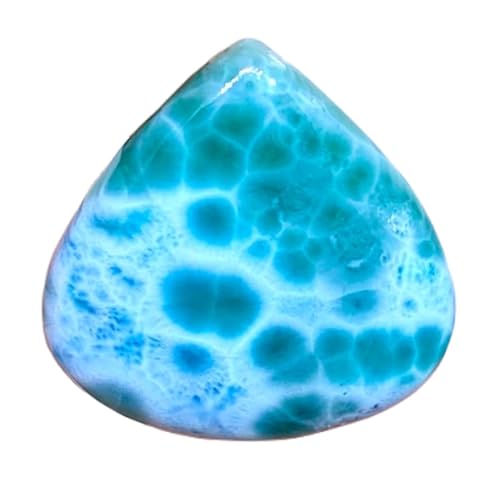 Larimar naturel sculpté en cœur la gemme idéale pour fabriquer un cadeau personnalisé