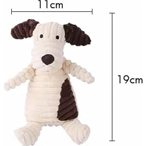 Chew tuff – Chew Toys for Small and Medium Dogs – Dog Squeak Toy – Cute Animal Dog Toy – Dog Stuffed Animals Chew Toy – Corduroy Plush Pet Toy- Puppy Squeaky Toys for Small Dogs – Dog Teeth Cleaner