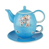 440s Mila Keramik Tee-Set Tea for One Cats | MI-99326